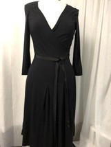 Ann Taylor Loft Women&#39;s Dress Black Size 2 - £22.57 GBP
