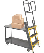 Ballymore BMLC - Ballymore Steel Stockpicker Cart w/2 Shelves, 1000 lb. ... - $14,600.87 MXN