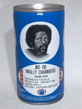 1977 Wally Chambers Chicago Bears RC Royal Crown Cola Can NFL Football - $8.95