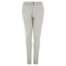 Nike Mens FC Logo Cuffed Sweatpants Size X-Large Color Grey/White - £48.58 GBP