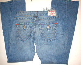 New TRUE RELIGION BRAND JEANS JOEY 29 DESTROYED COOL WOMEN&#39;S Ripped  - $29.99