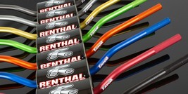 1 1/8&quot; Renthal Fatbar MX Moto Handlebars RC High 6 Colors 7010-T6 Alumin... - $125.95