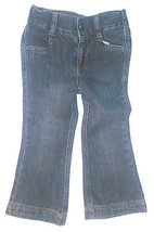 Cherokee Toddler Girls Jeans Stretch Waist Dark Blue Size 2T NWT - $10.39