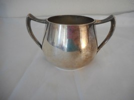 Vintage Sugar bowl F. B. Rogers 1883 Silver on Copper 1082 - $136.03 MXN