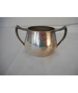 Vintage Sugar bowl F. B. Rogers 1883 Silver on Copper 1082 - $7.20