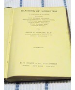 Collectible HandBook of Composition A Compendium of Rules, Edwin C. Wool... - €8,54 EUR
