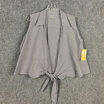 Talora Top XL Women&#39;s Sleeveless Plaid 100% Cotton Adults NWT - $15.34 CAD