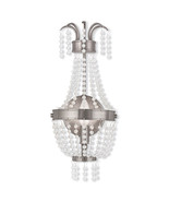 Livex Valentina 1 Light Wall Sconce In Brushed Nickel - $585.71