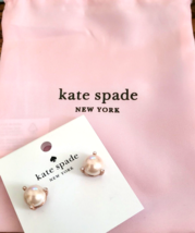 kate spade New York Rise and Shine Cream Pearl/Rhinestone Earrings NWT & Bag - £22.32 GBP