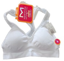 MAIDENFORM ~ Girls&#39; Small (6-6X) ~ Sport ~ Racerback Bra ~ WHITE - $15.00