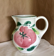 Collectible Italian Pizzato Pottery Vegetable Themed Pitcher - £28.21 GBP