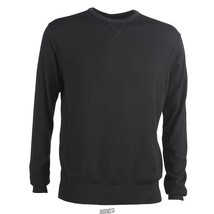 Performance Merino Wool Sweatshirt mens/womens Size Large L BLACK odor Blocking - £34.12 GBP