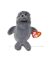 Ty Beanie Baby Slippery the Seal Plush Toy Retired Nautical Animal - $8.90