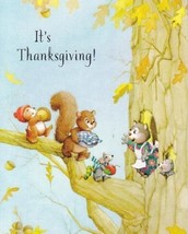 Greeting Thanksgiving Card &quot;It&#39;s Thanksgiving!&quot; Here&#39;s to Cooking and Pr... - $1.50