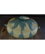 Handmade Hand Painted Corn Ceramic Casserole Soup Serving Dish  Dated 04... - $40.96 CAD