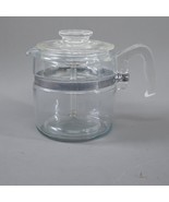 Vintage PYREX Flameware 7756-B Percolator Coffee Pot 6 Cup Stove Top Com... - $109.99