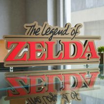 The Legend of Zelda 3D Sign Logo Nintendo Gaming Room Decor Gift - $14.69