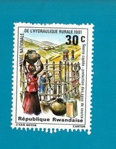 Rwanda (mint no gum postage stamp) Village Life 1981 - £0.19 GBP