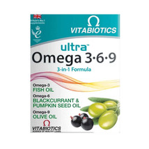 Vitabiotics Ultra Omega 3-6-9 Capsules x 60 - $282.43 MXN