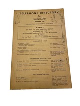 Telephone Book 1960 Sunnyland Illinois IL Directory Genealogy Phone Vintage - £28.56 GBP