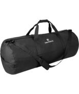 Bear &amp; Bark X-Large Duffle Bag Black Travel Sports Hiking Camping XL Mil... - $967.73 MXN