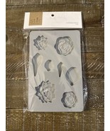 Shells &amp; Flowers Silicone Molds Fondant &amp; Chocolate Molds. Stir Everyday... - $40.17 CAD