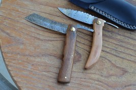 2 damascus 100% handmade beautiful tanto knife From The Eagle Collection M1733p - £59.33 GBP