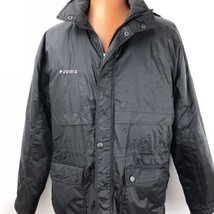 Joma Mens Black Jacket Insulated Winter Coat Size Large Zip Front Hidden... - $89.99