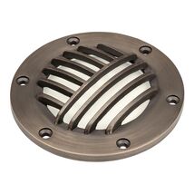 Kichler 15482CBR Brass 4.5" Solid Brass Rock Guard Centennial Brass Well... - $53.45