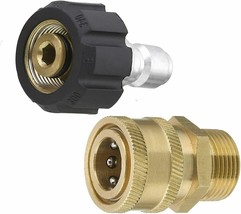 5000PSI Pressure Washer Quick Connect Kit M22-15mm for Sun Joe SPX3000 3... - $17.80