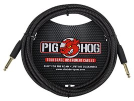 Pig Hog Vintage Serie Instrumentenkabel, Black Woven, 6m/20ft, 6.35 (1/4... - $30.76