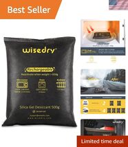 2 x 500 Gram [2.2 lbs] Rechargeable Silica Gel Car Dehumidifier, Microwa... - $38.24