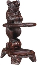 Umbrella Holder Stand MOUNTAIN Lodge Bear Chocolate Brown Resin Hand-Painted - £958.09 GBP