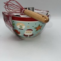 The Bakeshop by Master Class Santa Ceramic Mixing Bowl With whiskey &amp; Cutter - £19.59 GBP