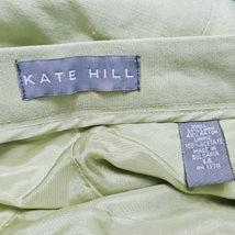 Kate Hill Green Suit Jacket Pants 14/16 image 15