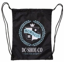 DC Shoes Co Laurel Crest Simpski Black/Pool Cinch Gym Bag backpack - £6.41 GBP