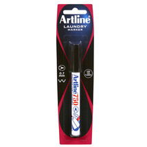 Artline Bullet Tip Laundry Marker 0.7mm (Black) - £11.92 GBP