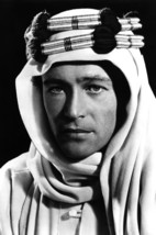 Peter O'Toole in Lawrence of Arabia close up in robes 18x24 Poster - $23.99