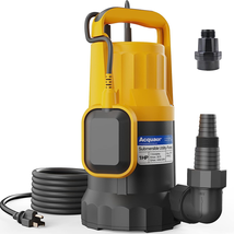 1HP Utility Pump 4345GPH Submersible Sump Pump with Automatic Float Switch, Wate - £129.92 GBP
