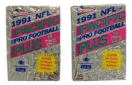 Lote De 46 1991 Pacific NFL Fútbol Intercambio Tarjeta Paquetes - £53.64 GBP