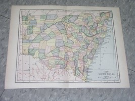 1903 Original Antique Map Of New South Wales / Australia - £13.43 GBP