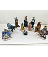 Holland VTG Mold Nativity Painted Set Baby Jesus, Mary Wiseman Etc 11 Pcs - $84.11