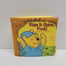 SoftPlay Disney Winnie The Pooh Rise &amp; Shine Pooh Baby Cloth Book 2006 - £19.38 GBP
