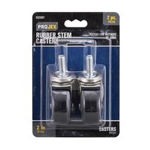 Projex 2 in. D Swivel Rubber Caster 80 lb 2 pk - $12.95