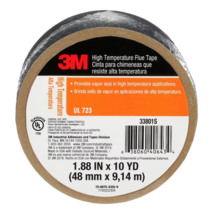 3M Professional Grade 33801 High Temperature Flue HVAC Tape 1.88in x 30f... - $10.44