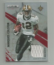 Marques Colston (Saints) 2010 Rookies &amp; Stars Longevity Ruby Game Used #127/175 - £3.90 GBP