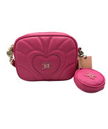 Juicy Couture Pink Crossbody Bag Heart Quilted Juicy New NWT Purse - €40,74 EUR