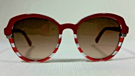 Christian Dior Croisette3 Red Clear Frame Womens Sunglasses Gray Gradien... - $379.99