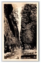 RPPC Oneonta Gorge Along Columbia River Highway Oregon OR UNP Eooy Postcard V7 - £3.08 GBP