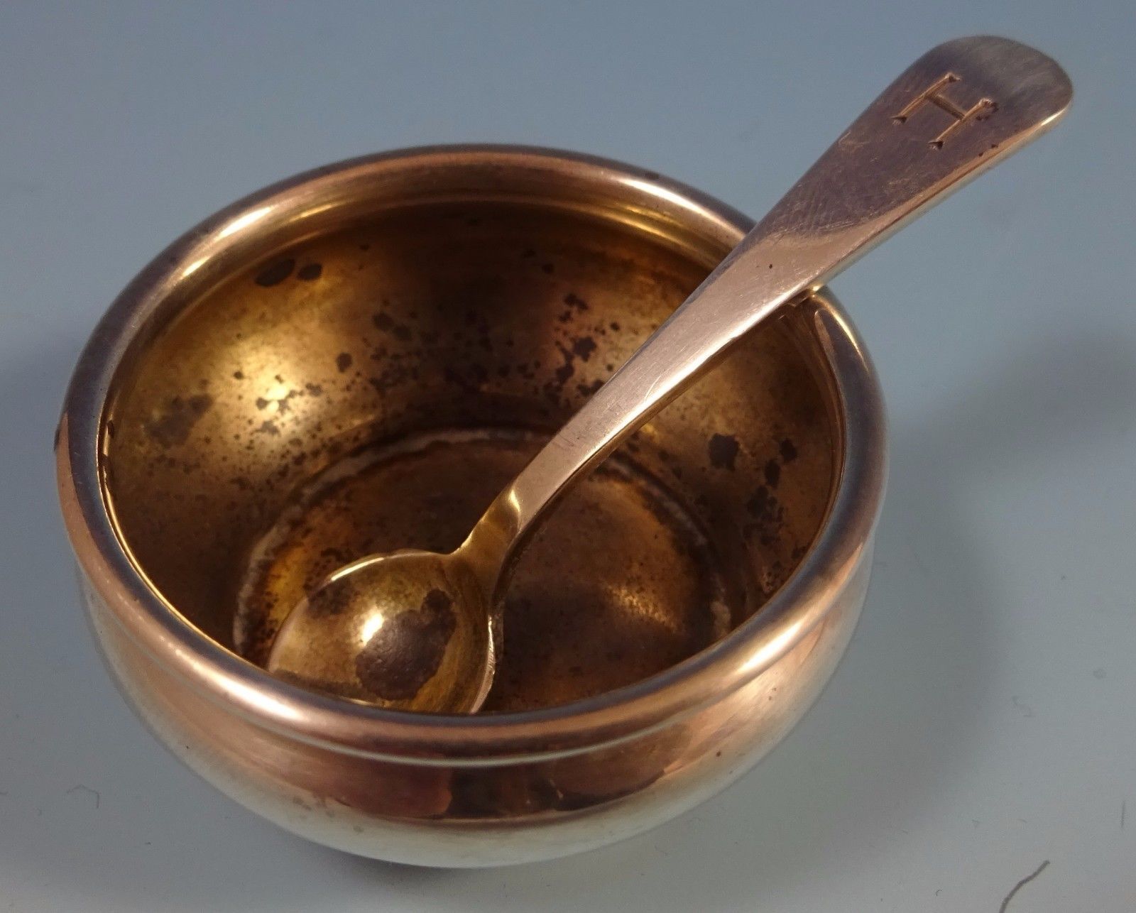 Primary image for Covington by Gorham Sterling Silver Salt Dip with Spoon #A4070 (#1426)